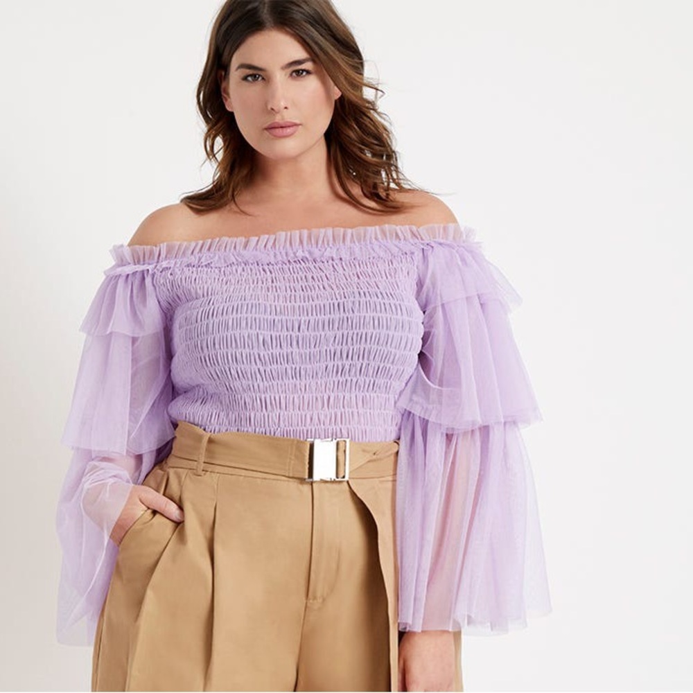 Priscilla Ono x Eloquii tulle top (22/24)